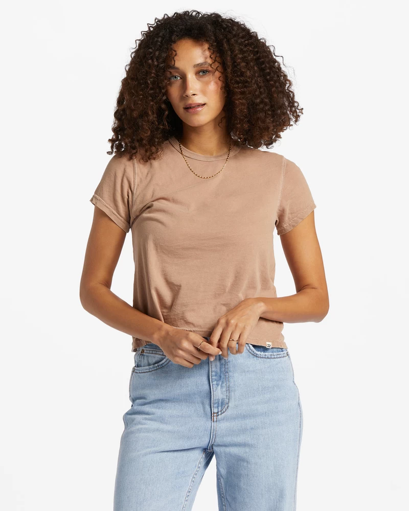 Billabong Better Then Basic Short Sleeve T-Shirt - Stone