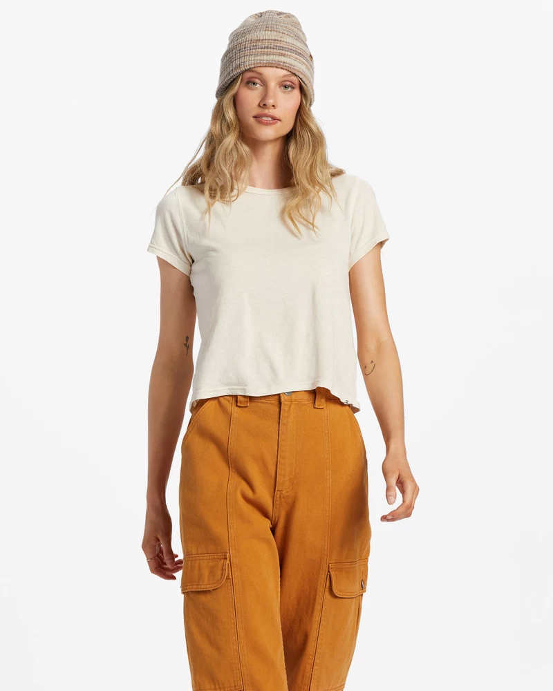 Billabong Better Then Basic Short Sleeve T-Shirt - White Cap
