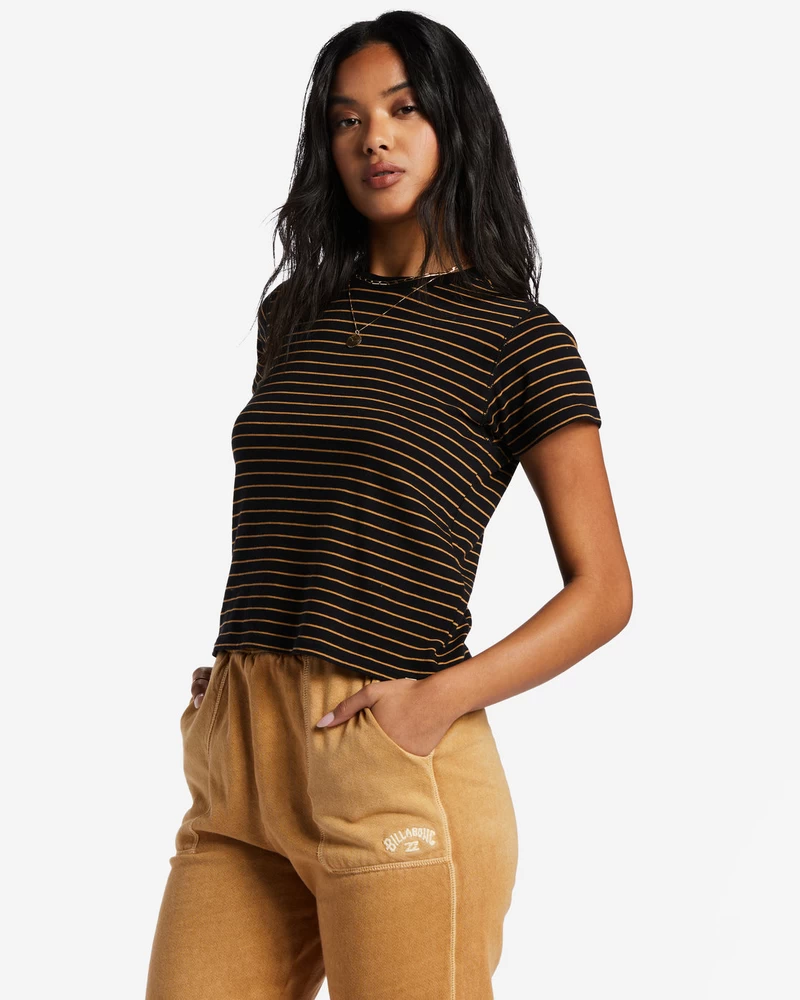 Billabong καλύτερο από το βασικό μπλουζάκι - μαύρο βότσαλο