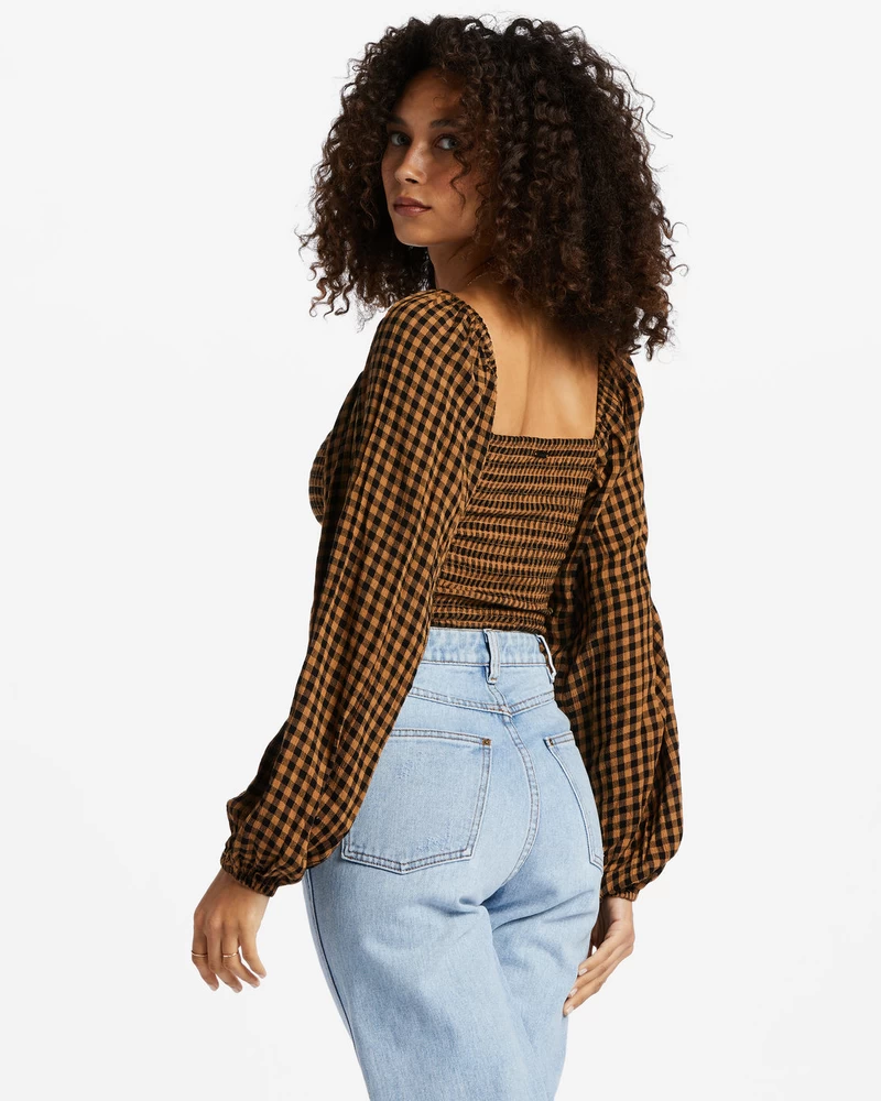 Billabong Paradise Days Top Woven Shirt - Cosmic Khaki