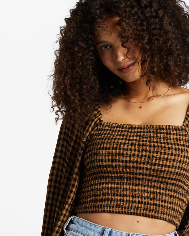 Billabong Paradise Days Top Woven Shirt - Cosmic Khaki