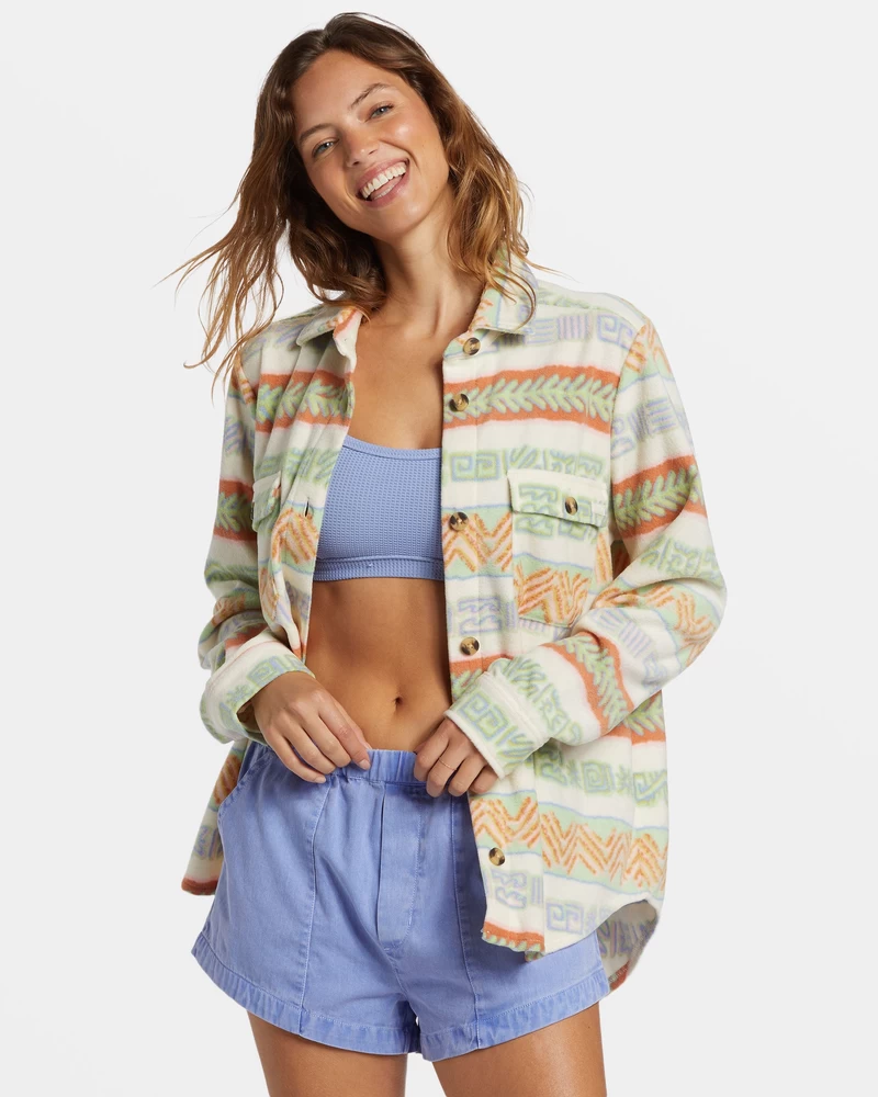 Billabong Forge Fleece Shacket - Multi