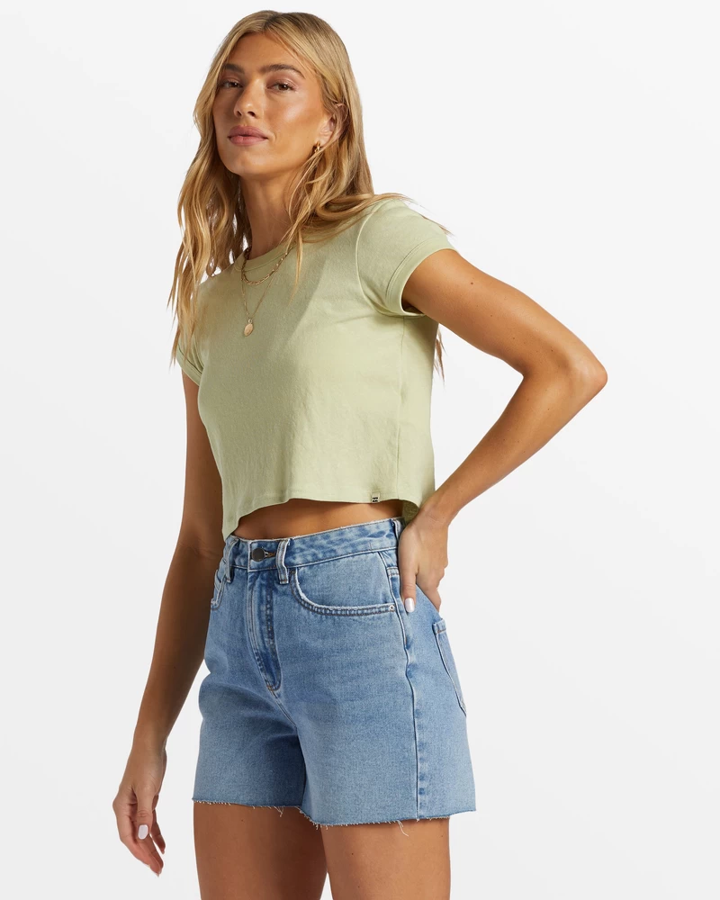 Billabong Daily Tee Knit - Light Avocado