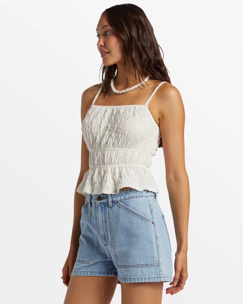 Regata Billabong Free Flow Shirred - Salt Crystal