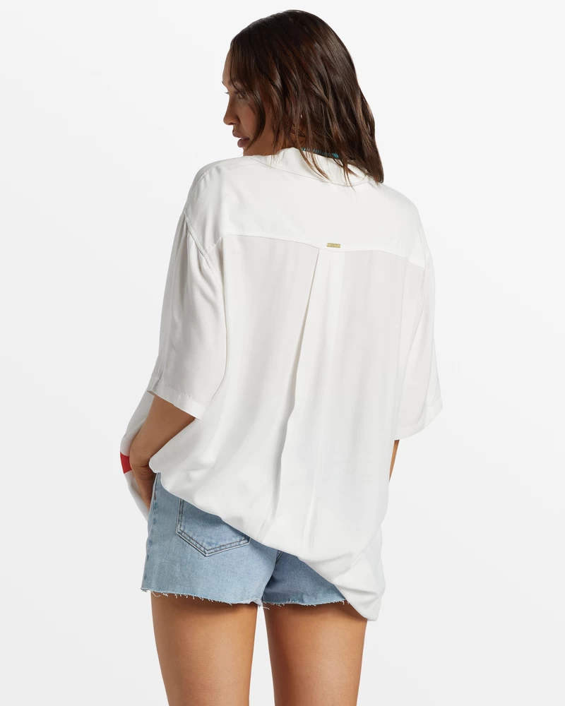 Billabong On Vacation Woven Shirt - Salt Crystal