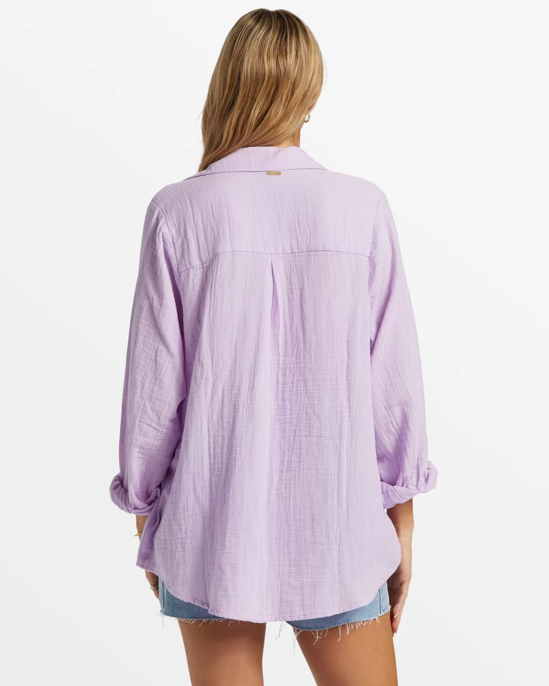 Billabong Swell Shirt Woven Shirt - Tulip