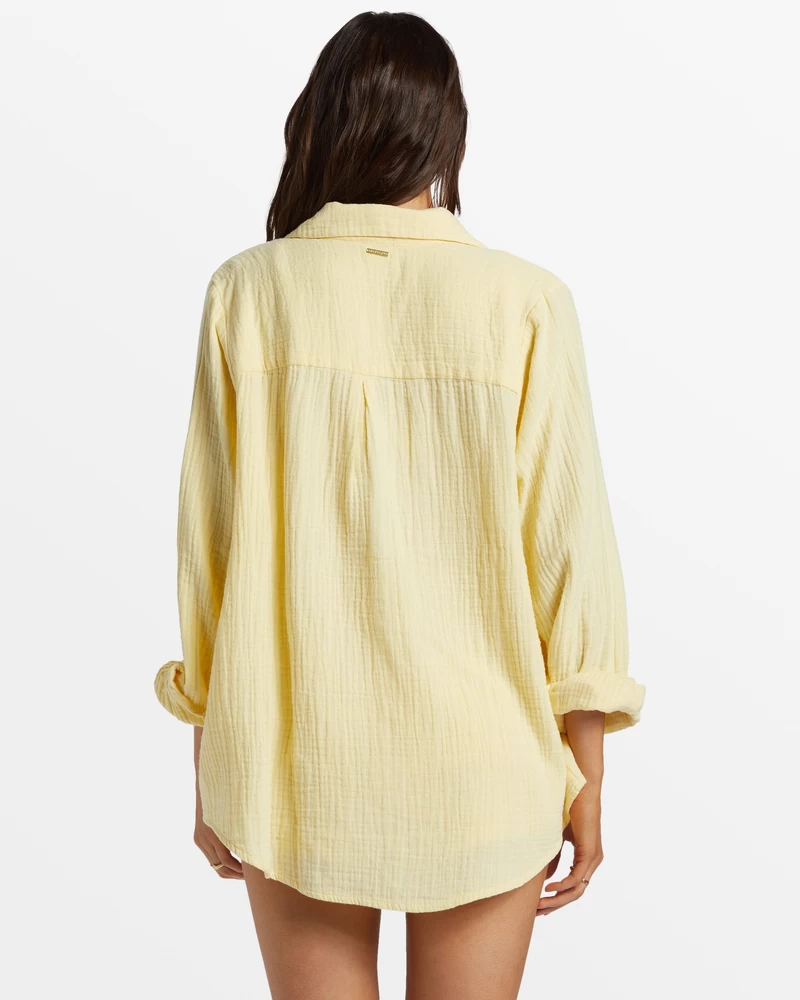 Billabong Swell Shirt Woven Shirt - Mellow Yellow