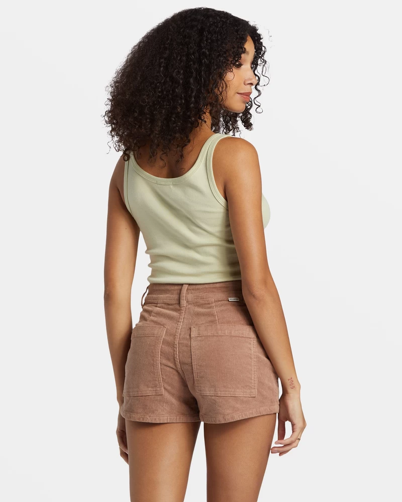 Billabong Sun Boginja Tank Pletenina - Svetlo Avokado