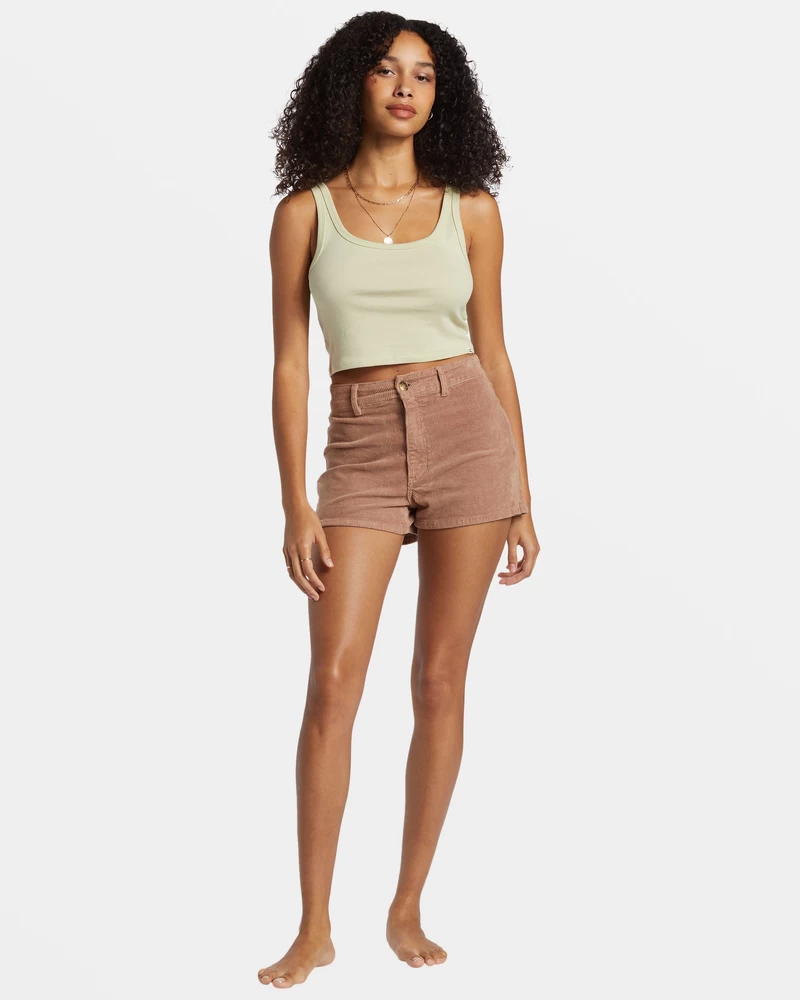 Billabong Sun Boginja Tank Pletenina - Svetlo Avokado