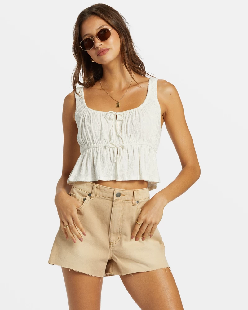 Billabong Lipanj Crop Top - Slani Kristal
