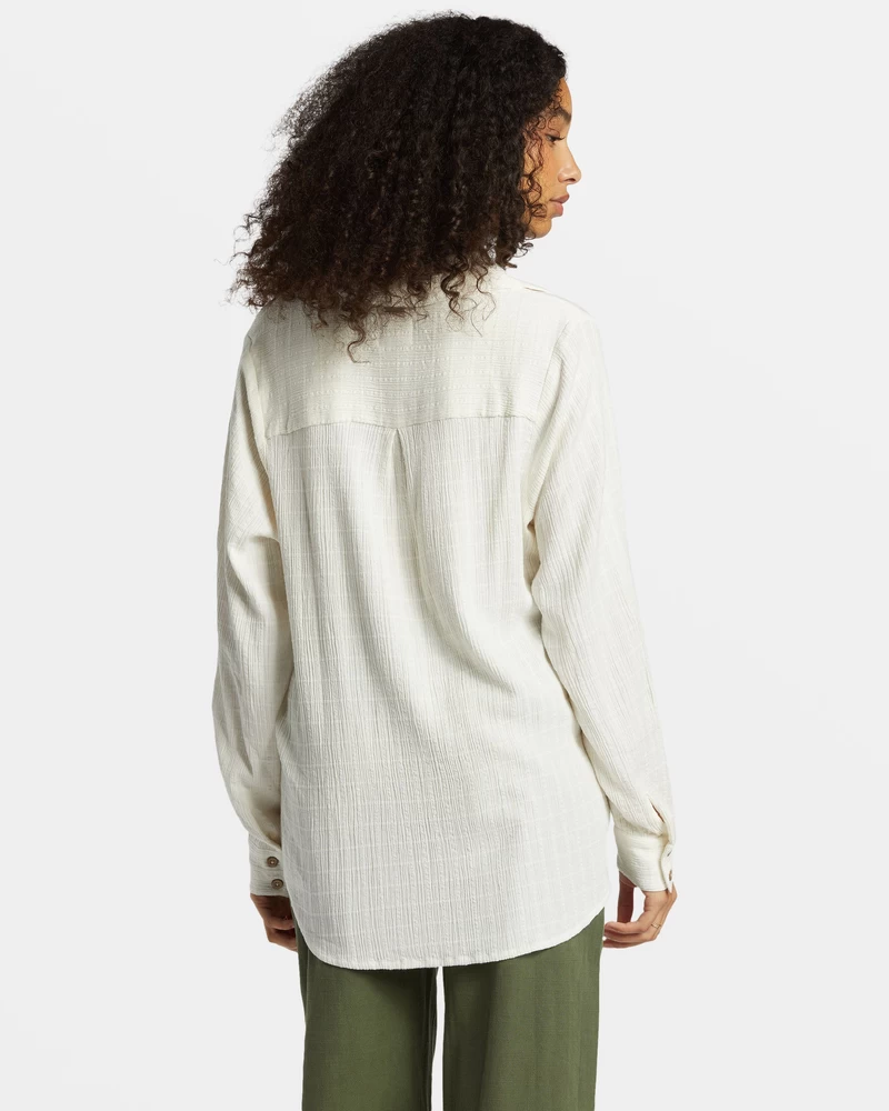 Billabong Swell Long Sleeve Shirt - Salt Crystal