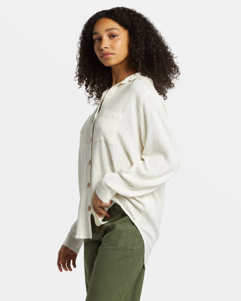 Billabong Swell Long Sleeve Shirt - Salt Crystal