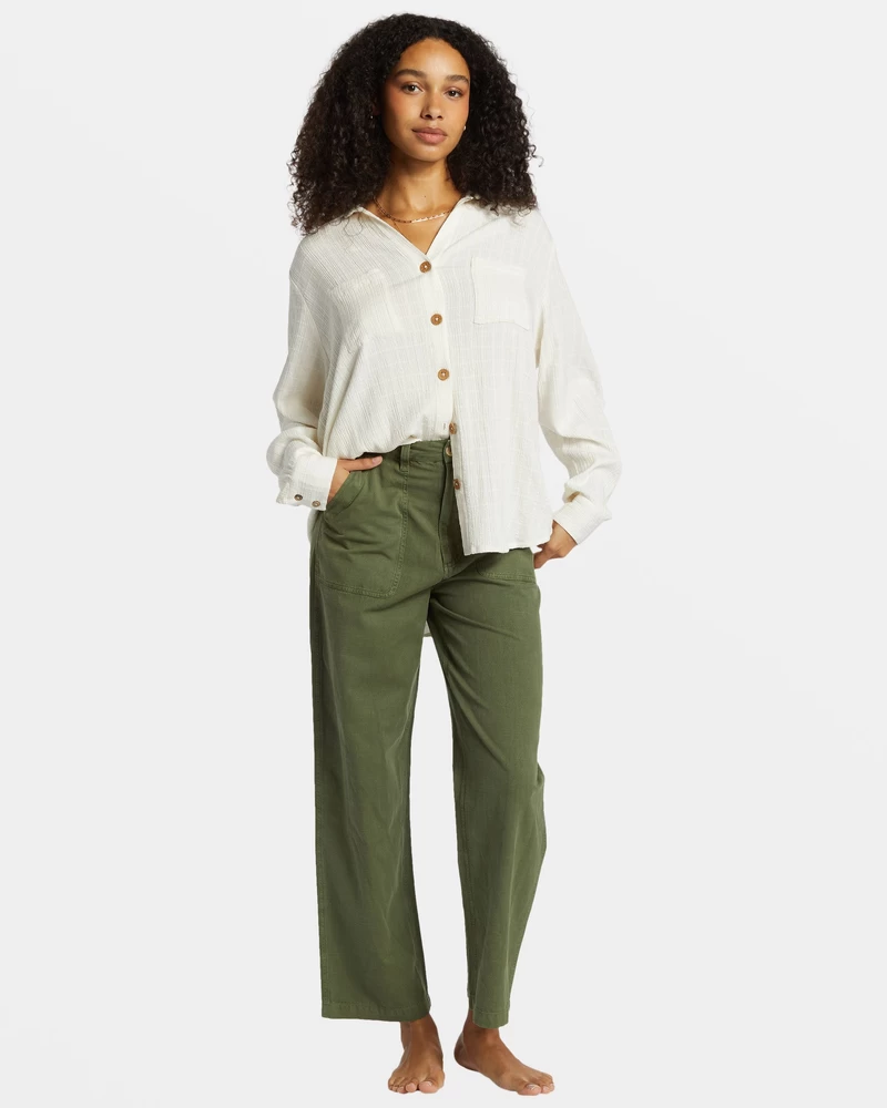 Billabong Swell Long Sleeve Shirt - Salt Crystal