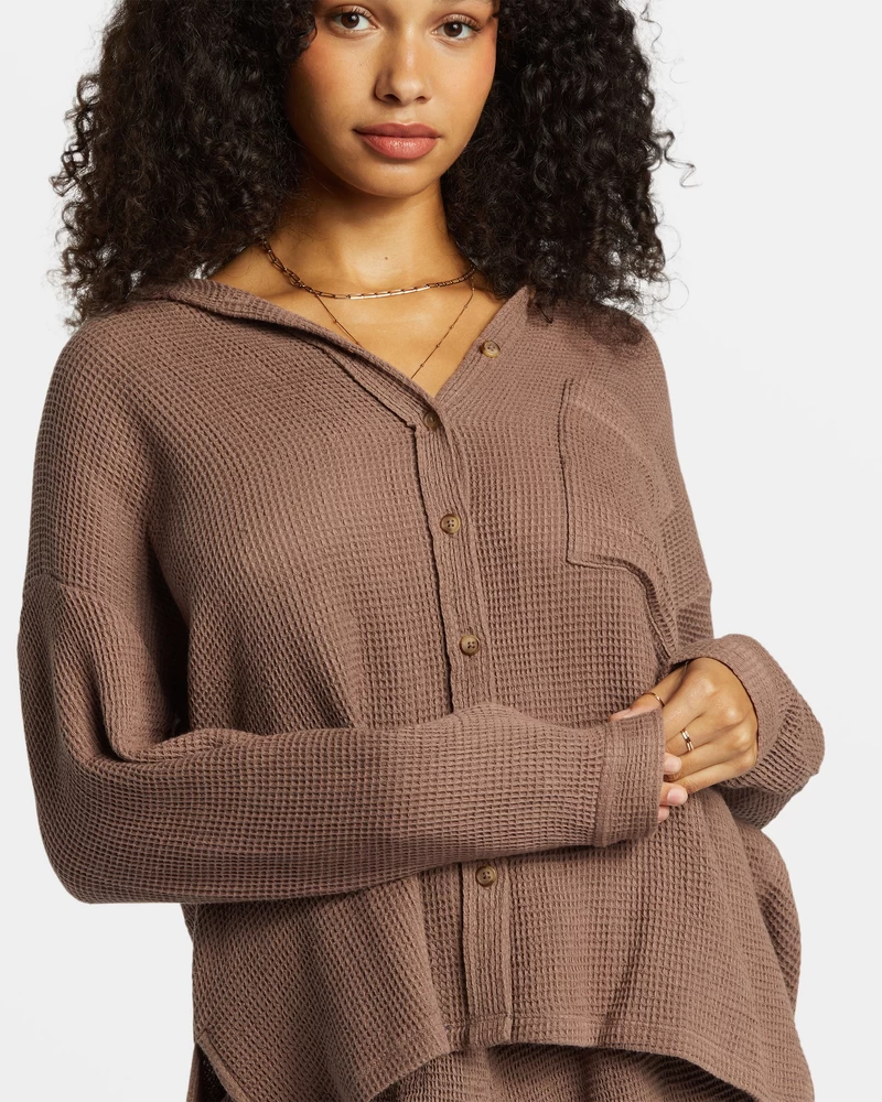 Billabong Odyssey Long Sleeve Shacket - Kona