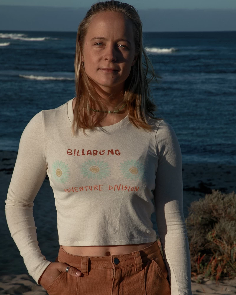 Billabong Cabin Mate Long Sleeve T-shirt - White Cap