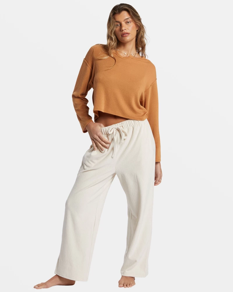 Billabong Mai Tai Knit Top - Sandalwood