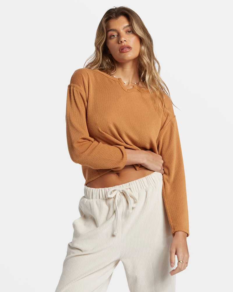 вязаный топ Billabong Mai Tai – сандаловое дерево